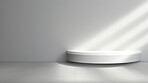 Light and shadows lines on a white wall. Blank or empty wall mockup for copy space