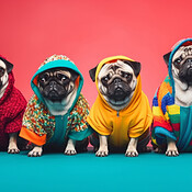 Pug clothing outlet for humans