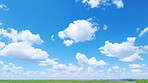 View of Clouds against blue-sky. Background, wallpaper. Copy space concept.