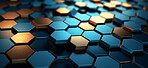 Geometric hexagonal abstract background. Honeycomb pattern concept.