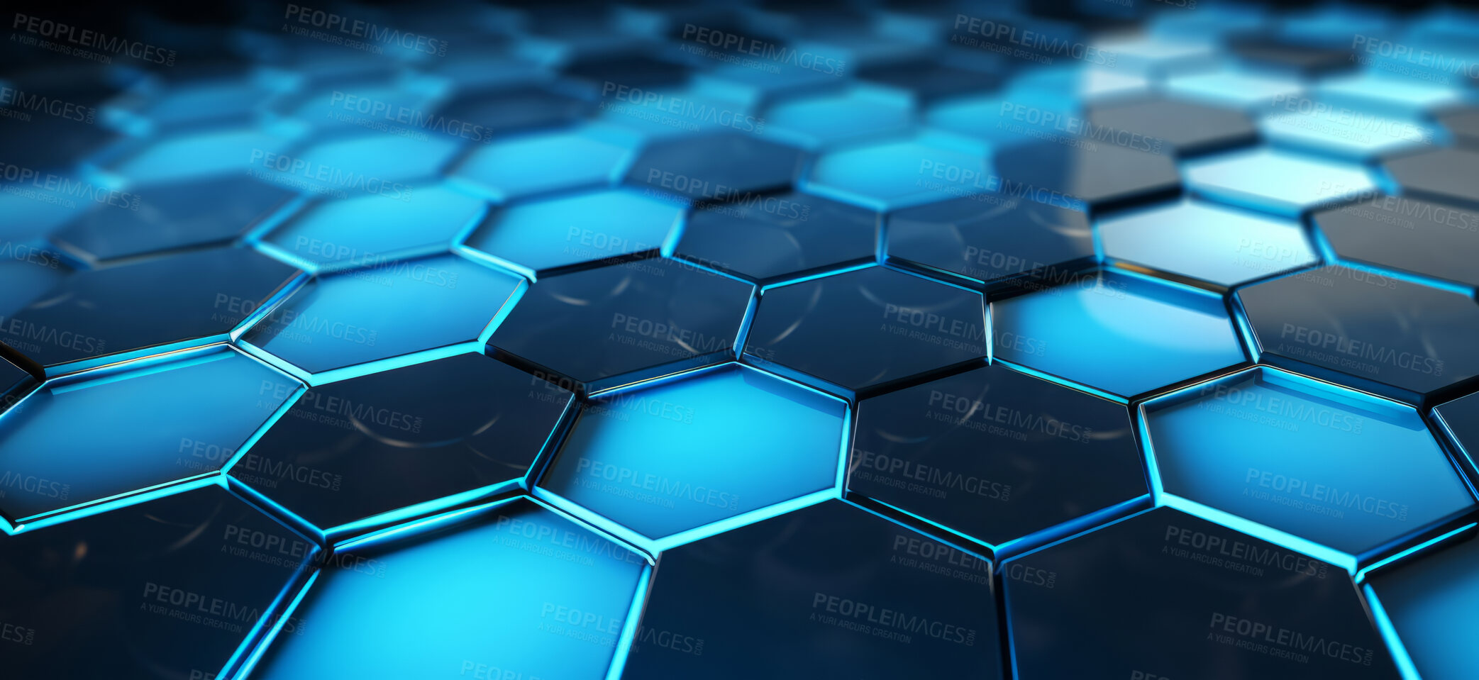 Buy stock photo Geometric hexagonal abstract background. Honeycomb pattern concept.