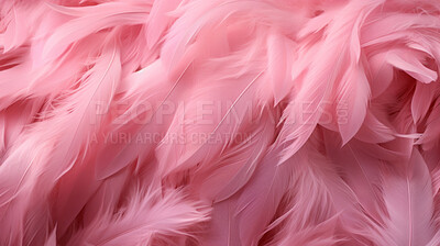Premium Photo  Vertical background with beautiful pink feathers. wall with  feather decorations. copy space