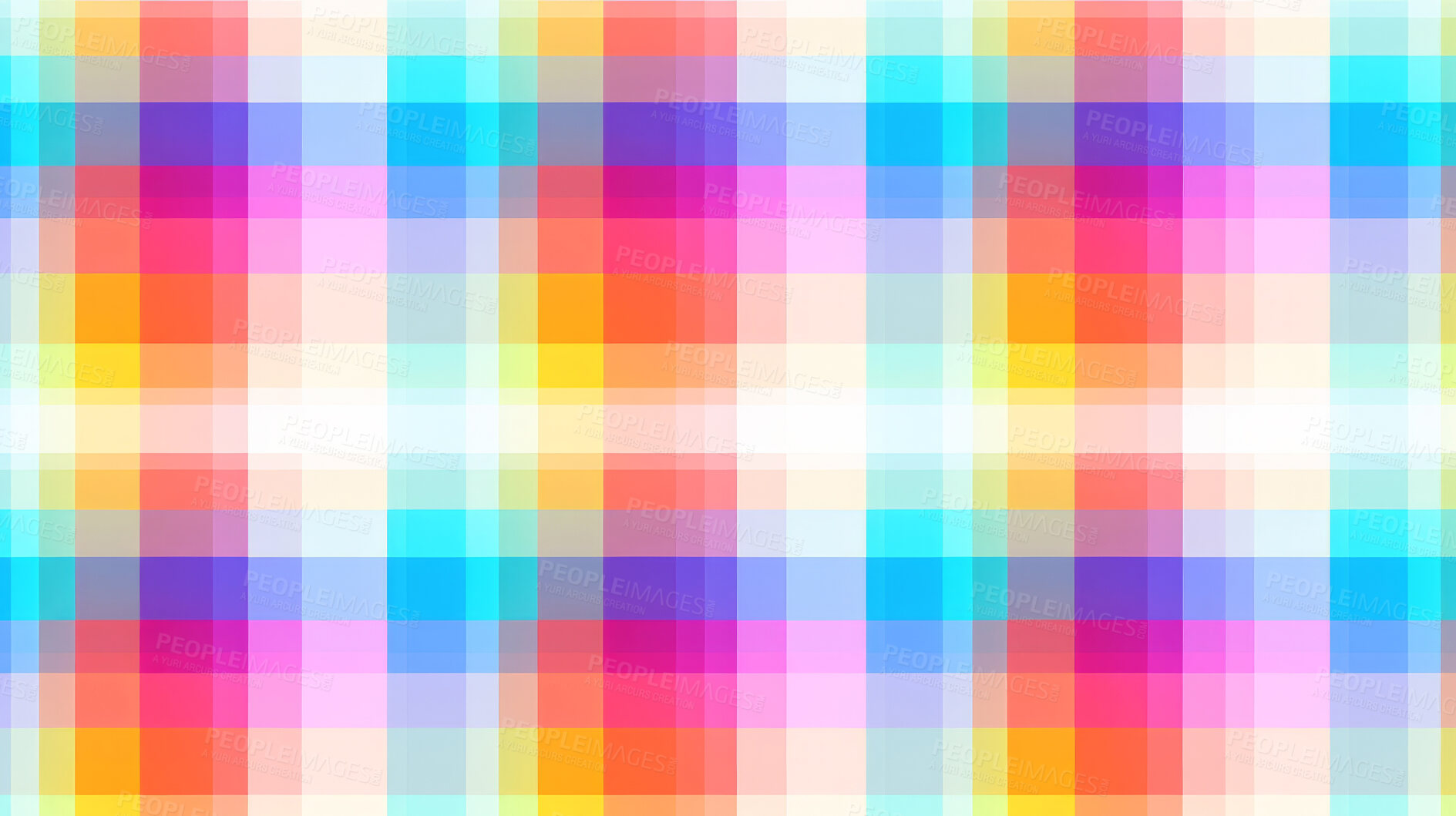 Buy stock photo Abstract shapes seamless pattern. Trendy colorful design background.