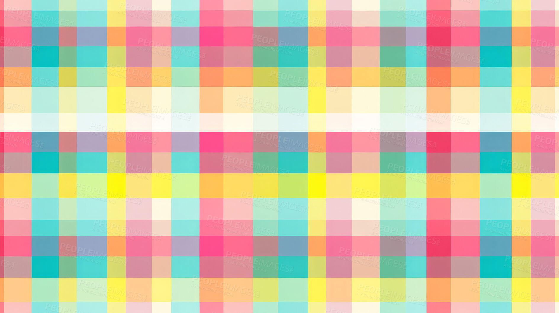 Buy stock photo Abstract shapes seamless pattern. Trendy colorful design background.