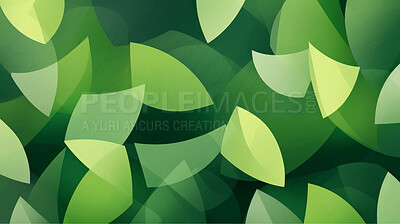 Green abstract geometry shape symbol background. Eco nature wallpaper mosaic.