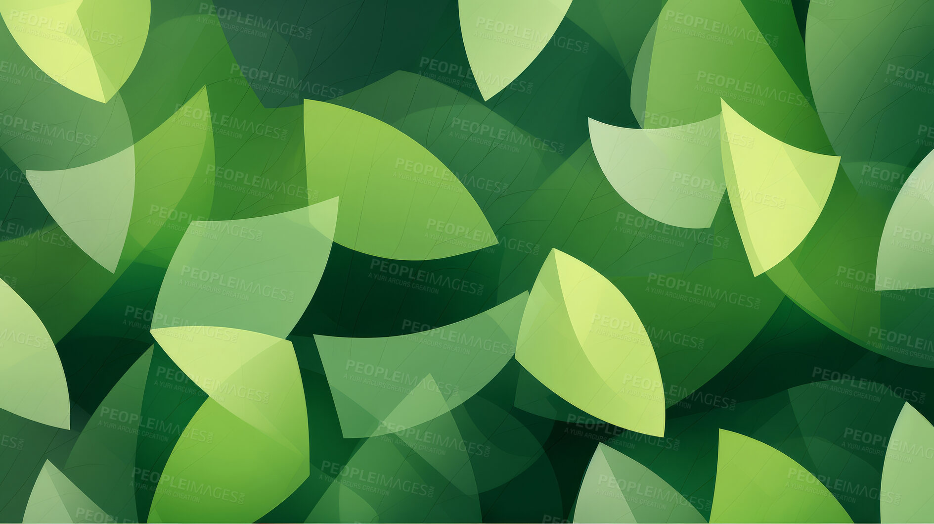 Buy stock photo Green abstract geometry shape symbol background. Eco nature wallpaper mosaic.