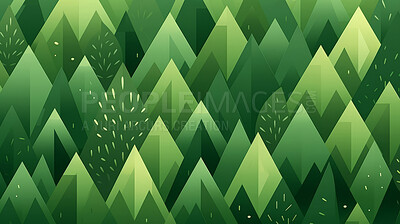 Green abstract geometry shape symbol background. Eco nature wallpaper mosaic.