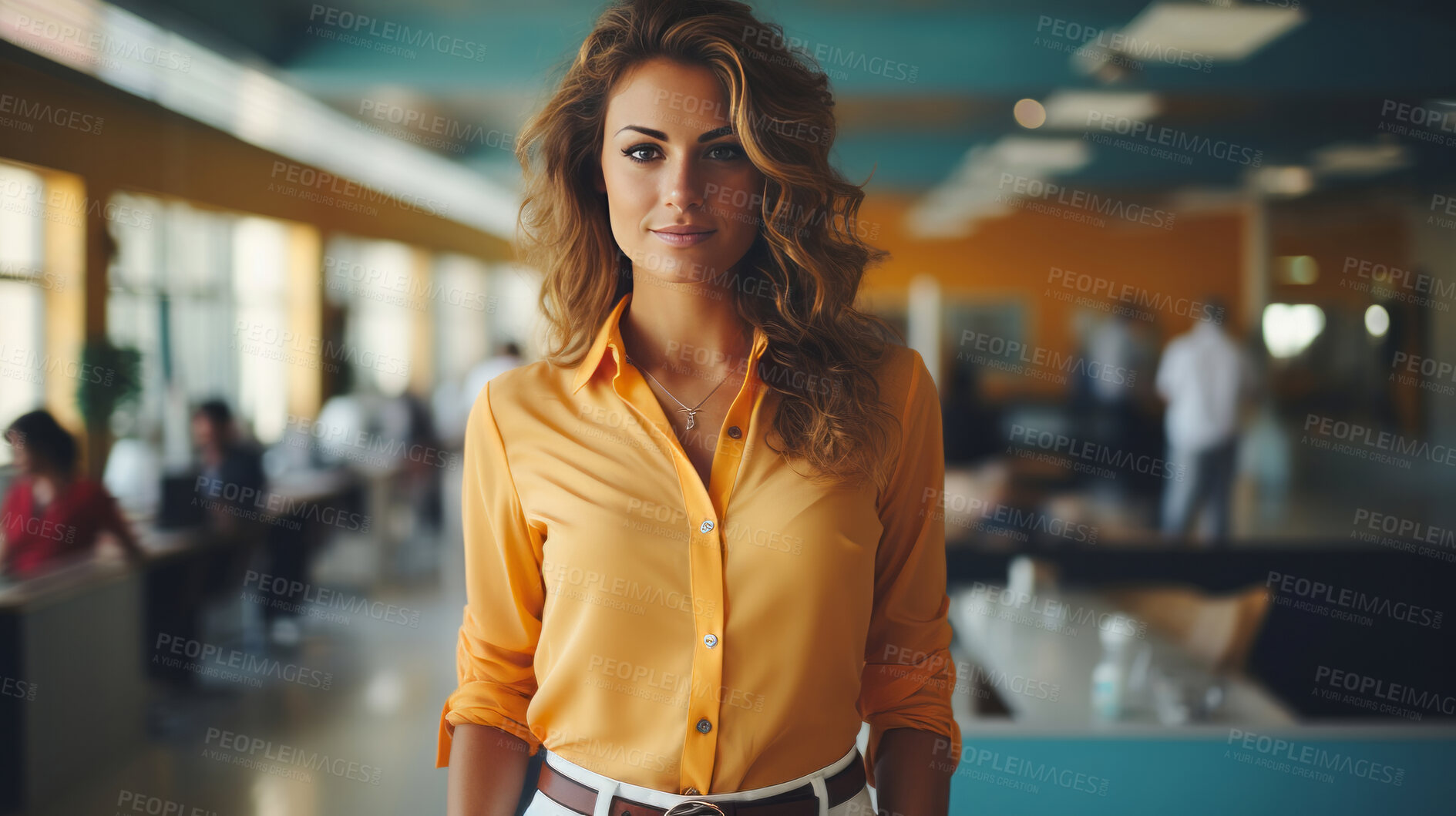 Buy stock photo Business professional posing in modern office. Business concept.