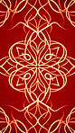 Red ceramic tiles decorative design, illustration for floor, wall, kitchen interior, textile