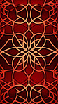 Red ceramic tiles decorative design, illustration for floor, wall, kitchen interior, textile