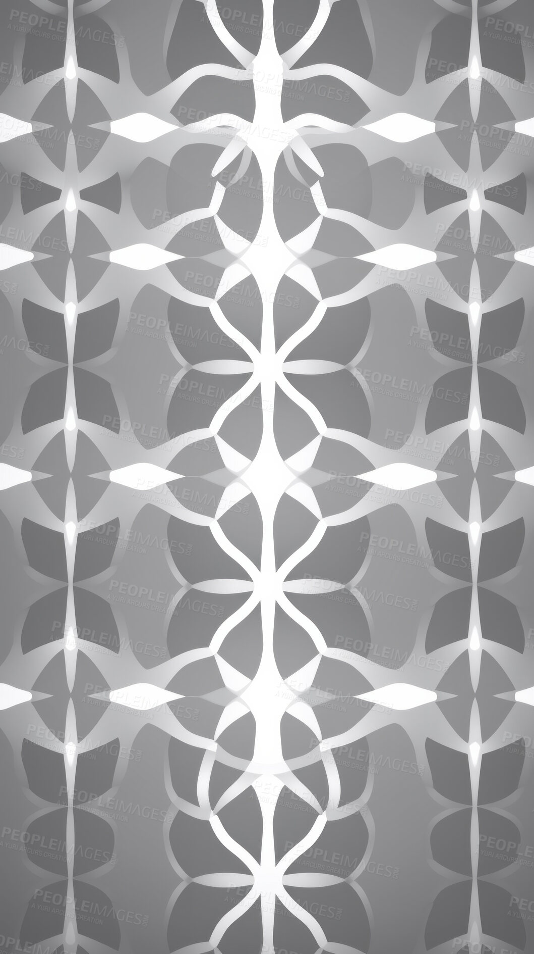 Buy stock photo Grey and white ceramic tiles decorative design, illustration for floor, wall, kitchen interior, textile