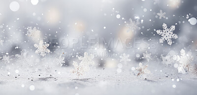 Buy stock photo Glitter abstract snow background. White dust and bokeh. Christmas concept.