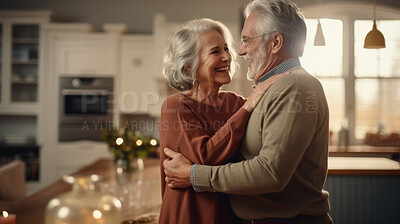 Affectionate and loving senior couple spending quality time after retirement or on vacation
