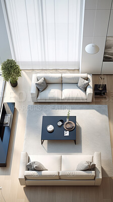 Spacious lounge are. Beautiful views. Modern interior design concept.