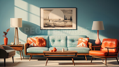 Buy stock photo Spacious lounge are. Modern decoration. Modern interior design concept.