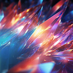 Crystal rainbow prism light effect. Background overlay pattern design.