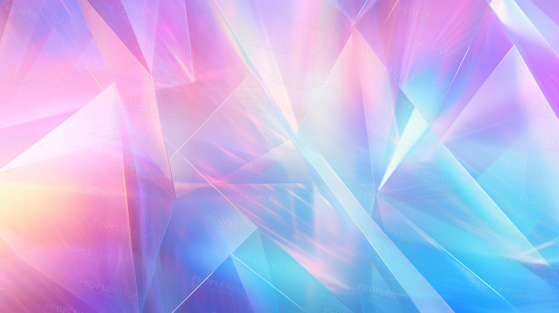 Buy stock photo Crystal rainbow prism light effect. Background overlay pattern design.