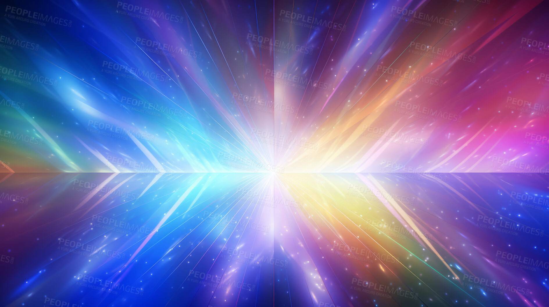 Buy stock photo Crystal rainbow prism light effect. Background overlay pattern design.