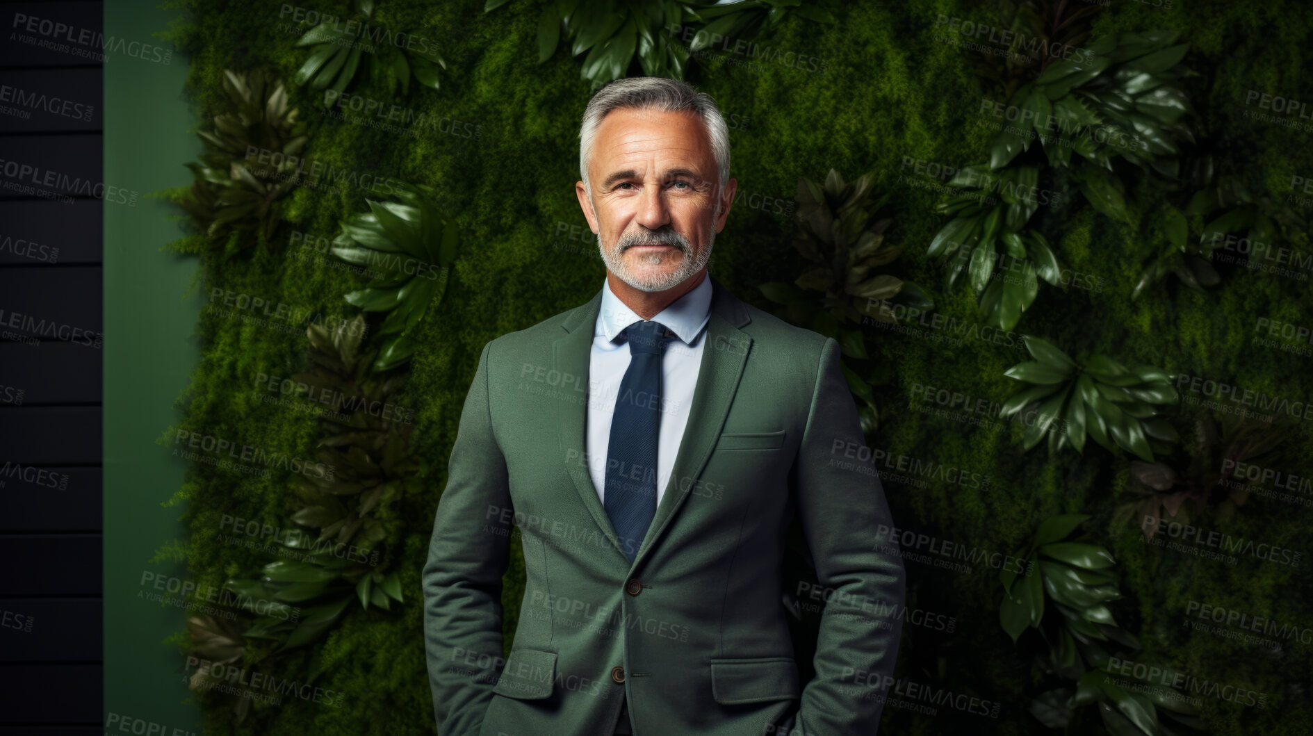 Buy stock photo Portrait of businessman, ceo, manager or designer for sustainable architecture