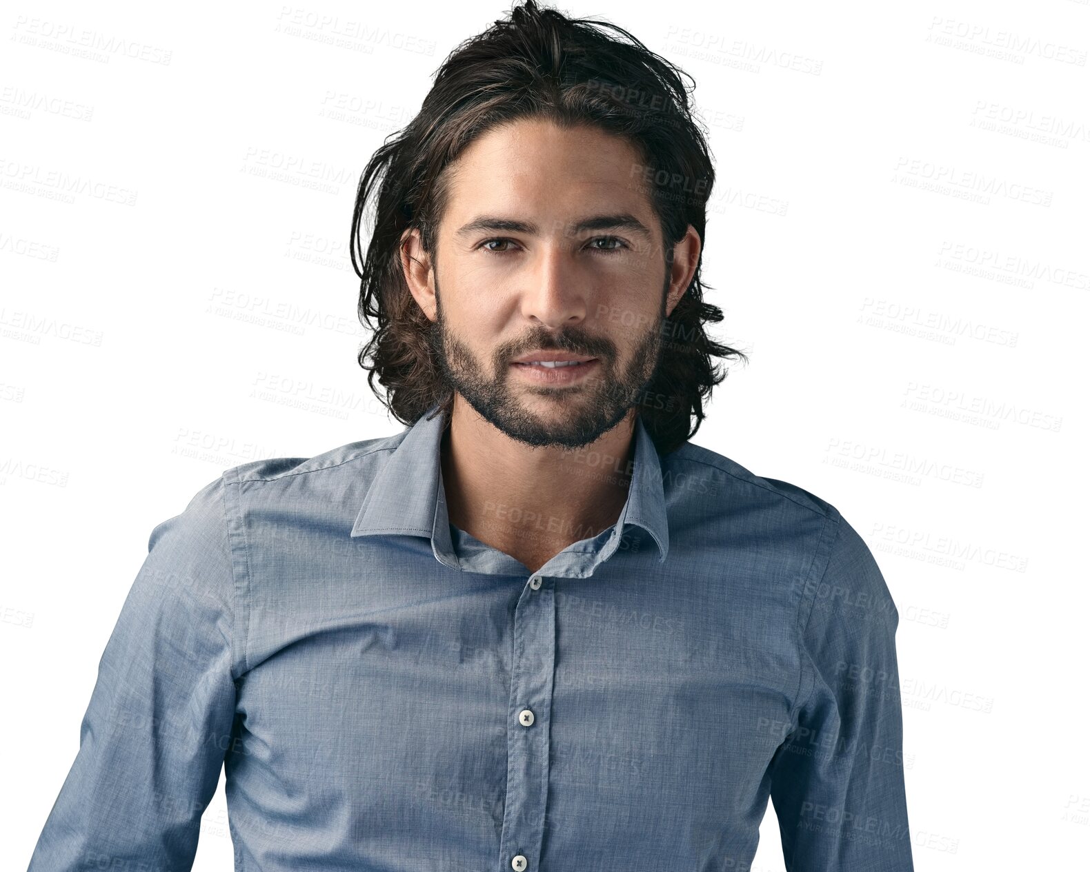 Buy stock photo Portrait, confidence and business man, professional consultant or real estate agent for property development job. Career experience, realtor and face of person isolated on transparent, png background