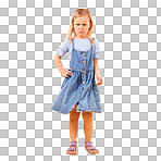 Sad, portrait and girl child in studio with bad news, feedback or negative review on orange background. Face, frown and kid with emoji disappointed expression, angry or tantrum, reaction or behavior