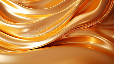 Buy stock photo Abstract, luxury cloth or liquid wave background, wavy folds of grunge silk texture, satin velvet material or luxurious paint background. Elegant wallpaper design, dynamic movement and  flow.