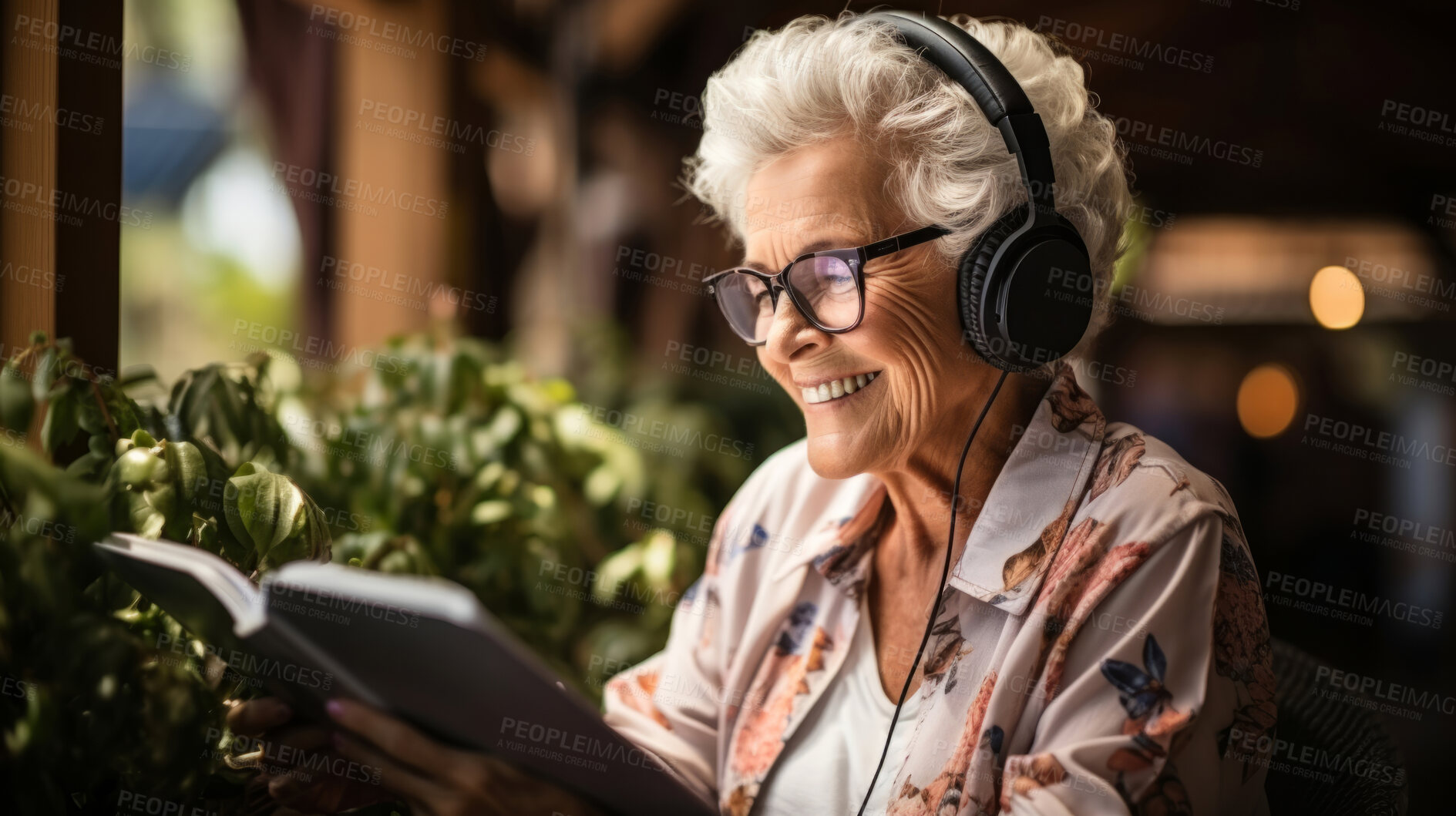 Buy stock photo Portrait, woman and mature with a laptop, looking and smiling. Entrepreneur, freelance and business. Restaurant, cafe and online.