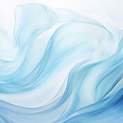 Rippling waves, dynamic flow, and aqua abstract art. Elegance, motion ...