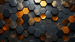 Hexagon patterns, geometric and mesmerizing. Modern, stylish and design-inspired textures for decor, graphics and creative expressions. On a sleek canvas with a touch of contemporary elegance.