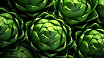 Healthy, natural and artichoke background in studio for farming, organic produce and lifestyle. Fresh, summer food and health meal closeup for eco farm market, fibre diet and vegetable agriculture