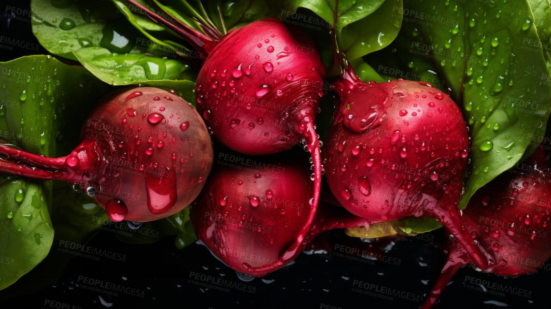 Buy stock photo Healthy, natural and beetroot background in studio for farming, organic produce and lifestyle. Fresh, summer food and health meal closeup for eco farm market, fibre diet and vegetable agriculture