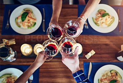Wine and dinner is always a winner