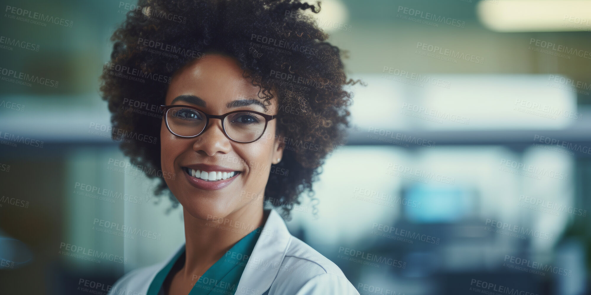 Buy stock photo Portrait, mature female and doctor in a hospital for healthcare, surgeon and medical service. Confident, smile and friendly senior woman in a clinic for consultation, health professional occupation