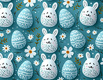 Background, eggs and color for holiday, vacation and easter season with color, illustration celebration. Festive, banner and decoration in abstract for creative wallpaper, advertisement and art.