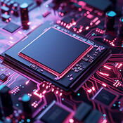 Cpu Mockup Central Computer Processors and CPU mockup 3d render for quantum ...