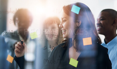 Buy stock photo Shot of a group of coworkers at the office 