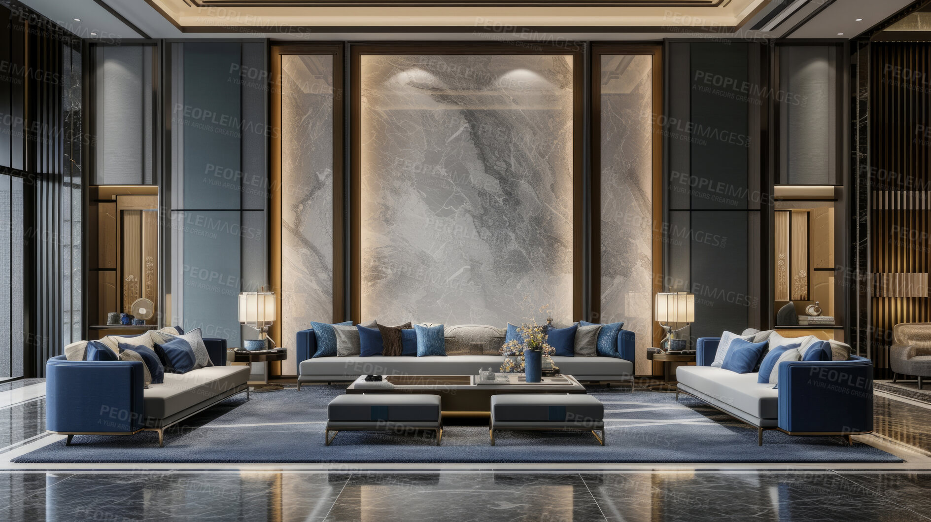 Buy stock photo Sunlight, room and serene ambiance for chill vibes, natural light and a calming atmosphere. Soft shadows, streaming sunlight and cozy furnishings create an idyllic space. Perfect for home decor blogs, real estate listings and relaxation-focused visuals.