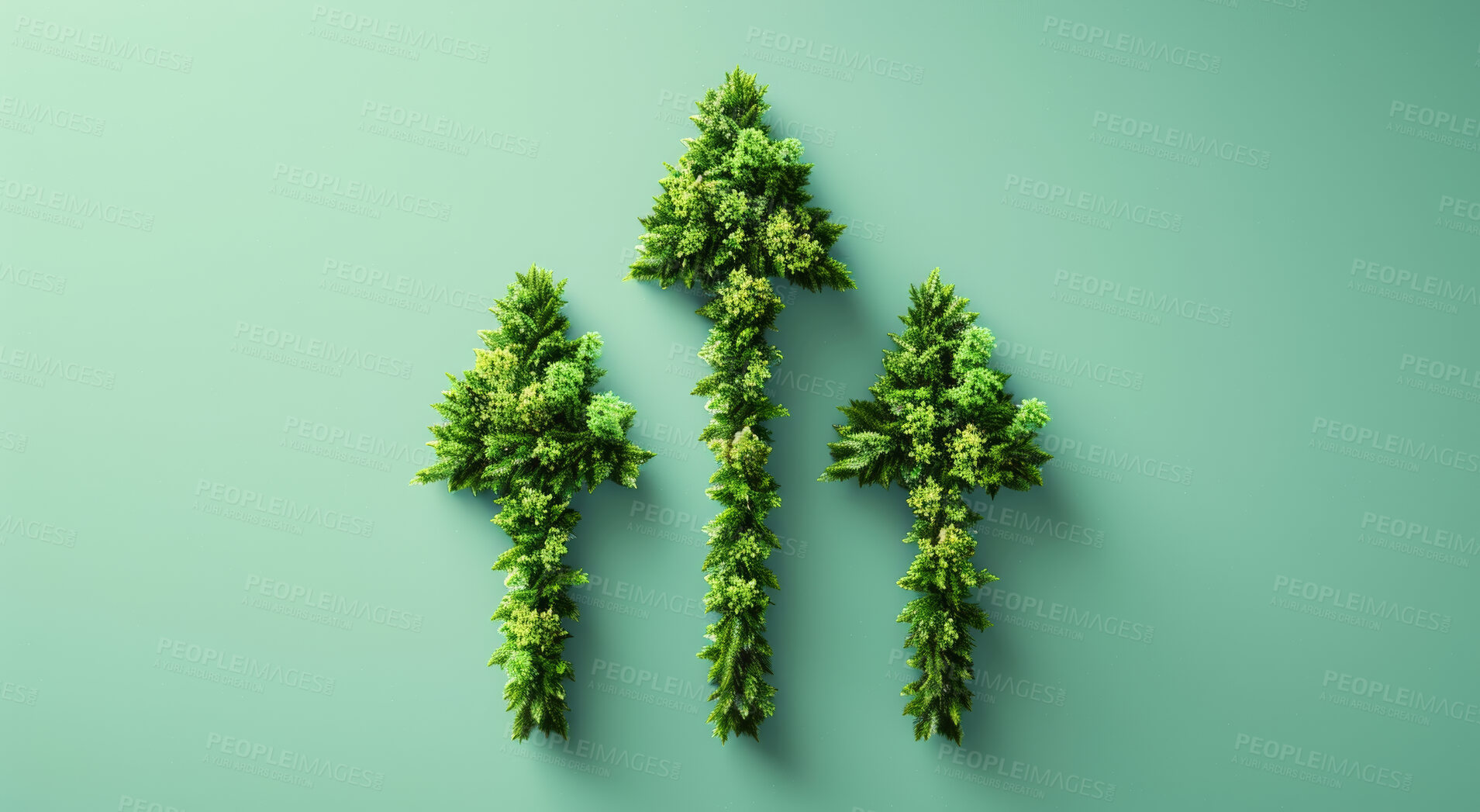 Buy stock photo Green Arrow, stock market and finance background design for business, economy and global inflation. Graphic, seo or marketing strategy graphic wallpaper for banking, investment growth and trading.