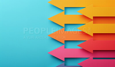 Arrow, stock market or papercut background design for business, economy and global inflation. Graphic, seo or marketing strategy graphic wallpaper for banking, investment growth and forex trading.