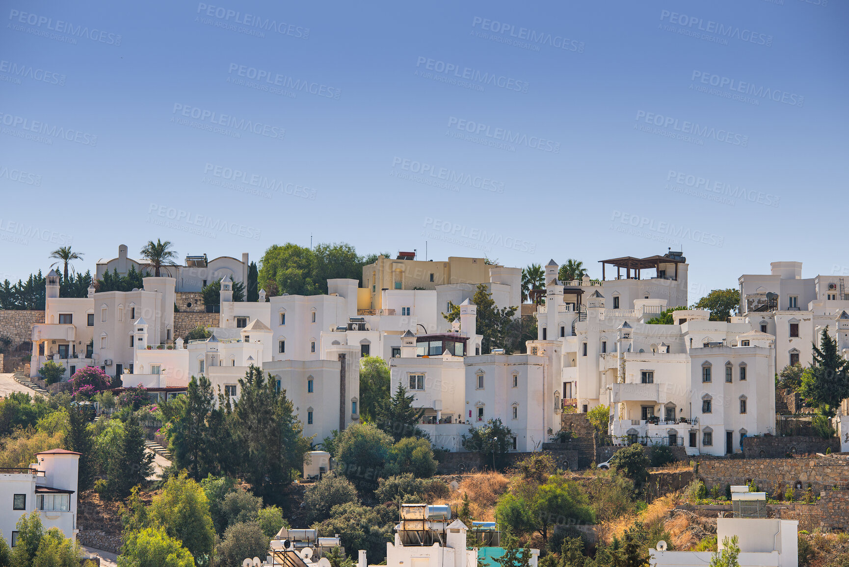 Buy stock photo Shots of the city of Bodrum, Turkey