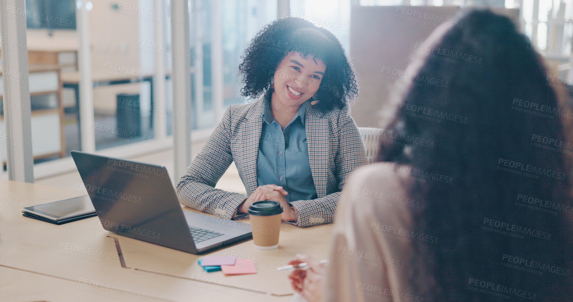 Buy stock photo Teamwork, planning and collaboration with business people in meeting for project management, strategy and consulting. Brainstorming, idea and research with employees in office for partnership