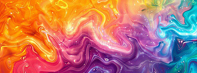 Oil, paint and swirl pattern with space on canvas for art, creative or liquid effect and style. Background, texture and wallpaper for acrylic or watercolor backdrop and dynamic or fluid artwork