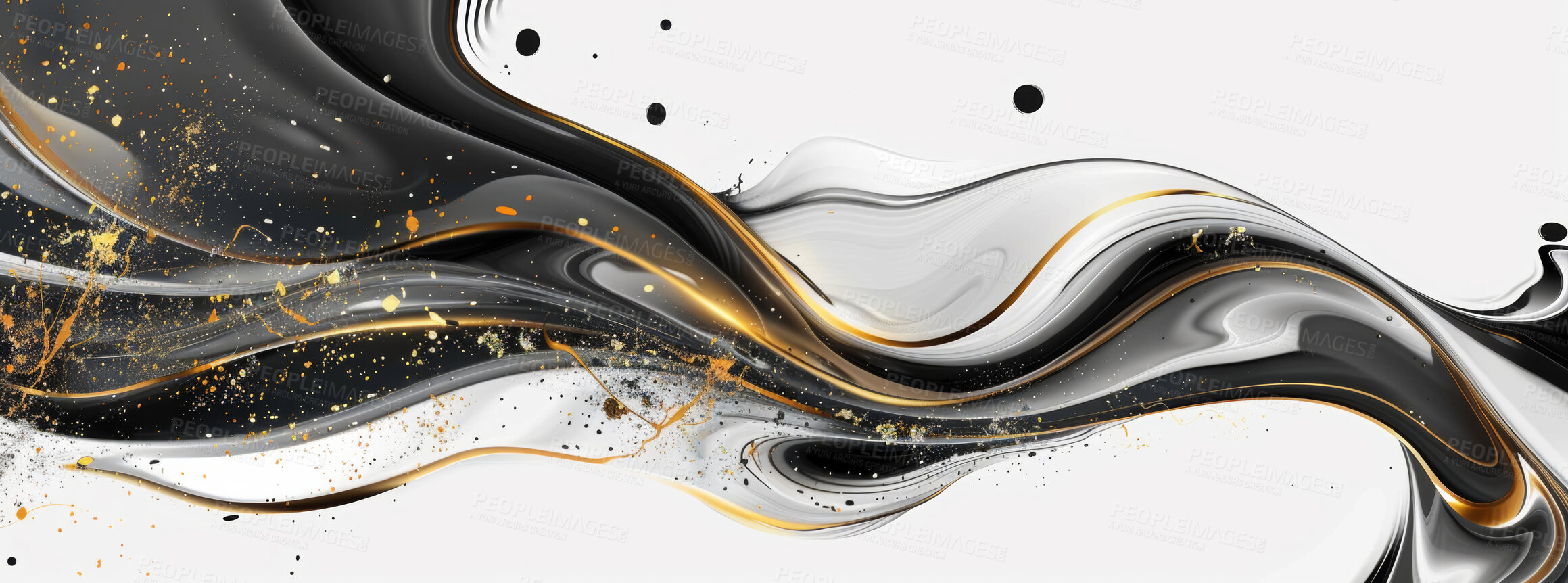 Buy stock photo Liquid, abstract and marble art for wallpaper, computer desktop screen saver with swirl and flow. Silk, fluid and luxury design with smooth texture, painting or illustration with motion for backdrop