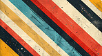Colorful, stripe texture and graphic pattern for creative decoration, wallpaper or background. Art, vintage and retro geometric style artwork, print or shape with design, illustration or drawing.