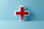 Healthcare, emergency symbol and abstract with plus sign for health insurance, service and medicine. Safety, hospital and emoji with design for clinic support, pharmacy trust and medical aid security