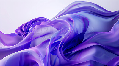 Buy stock photo Wallpaper, abstract and fluid of wave, design and art of illustration, future and graphic of background. Creative, digital and tech of neon, render and vibration of pattern and lines of flow of form