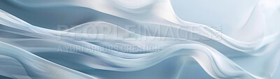 Buy stock photo Abstract, background and texture flow for pattern, wallpaper or wave as artistic and creative design. Banner, color swirl and liquid with fabric, material or textile closeup for fluid backdrop