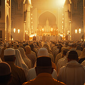 muslim-islam-and-men-praying-in-mosque-for-worship-spiritual-service