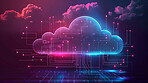 Cloud computing, data and server for network connection or platform for storage, transfer and cybersecurity or backup. Information technology, system and iot for download or protection and software.