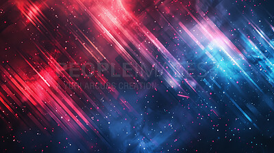 Abstract, technology and background cyber or futuristic wallpaper with software, metaverse or cloud computing. Bokeh, lights and fast connection with motherboard circuit, speed or machine learning